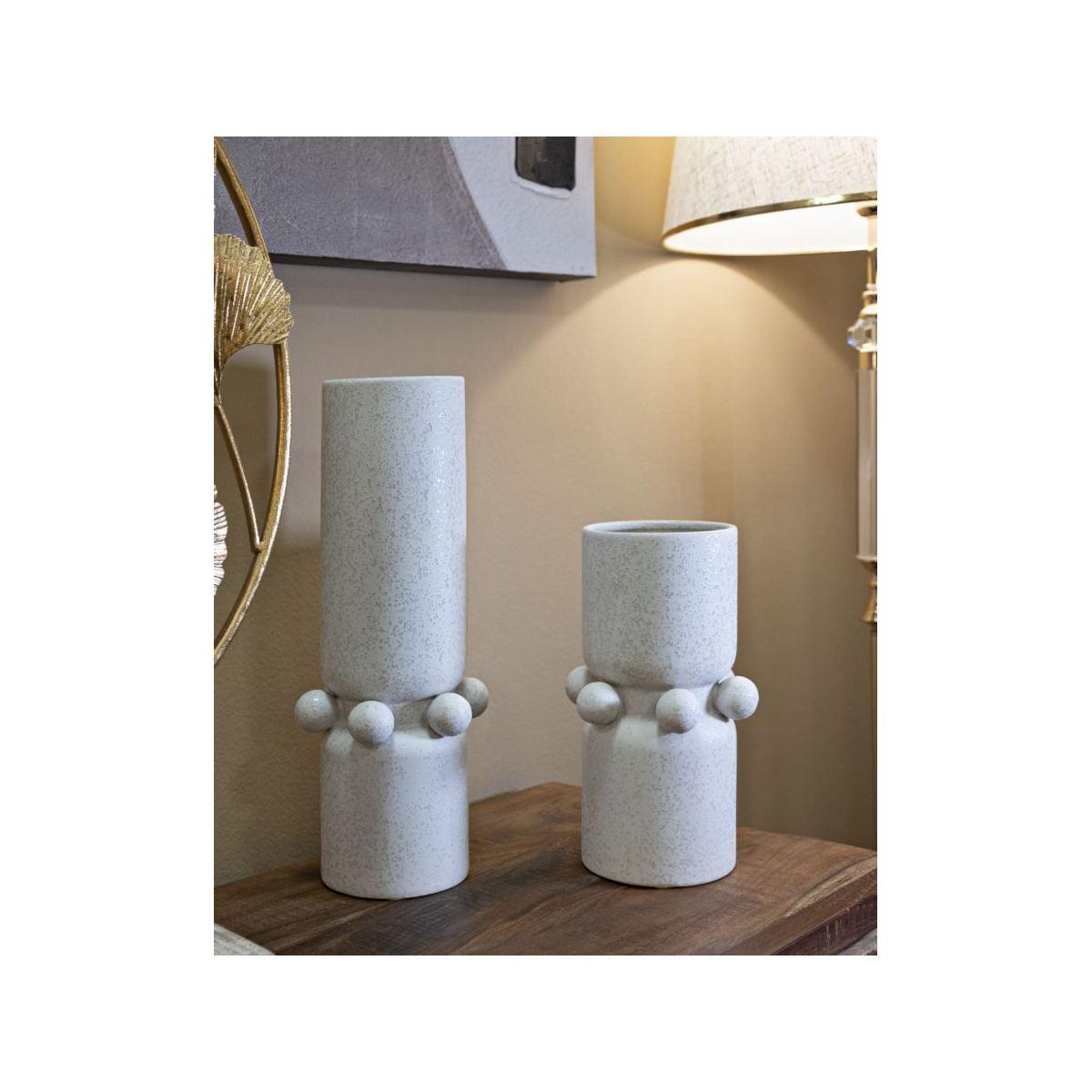 Vaso ceramica bubbles cm Ø 16x28
