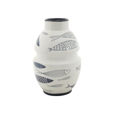 Vaso ceramica fish cm Ø 21x31