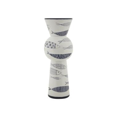 Vaso ceramica fish tall cm Ø 14x38,5