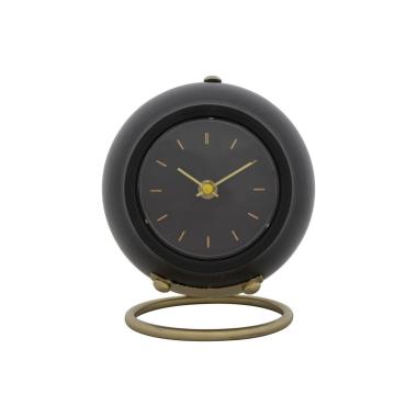 Orologio da tavolo ball nero cm 16x13x19 min 2
