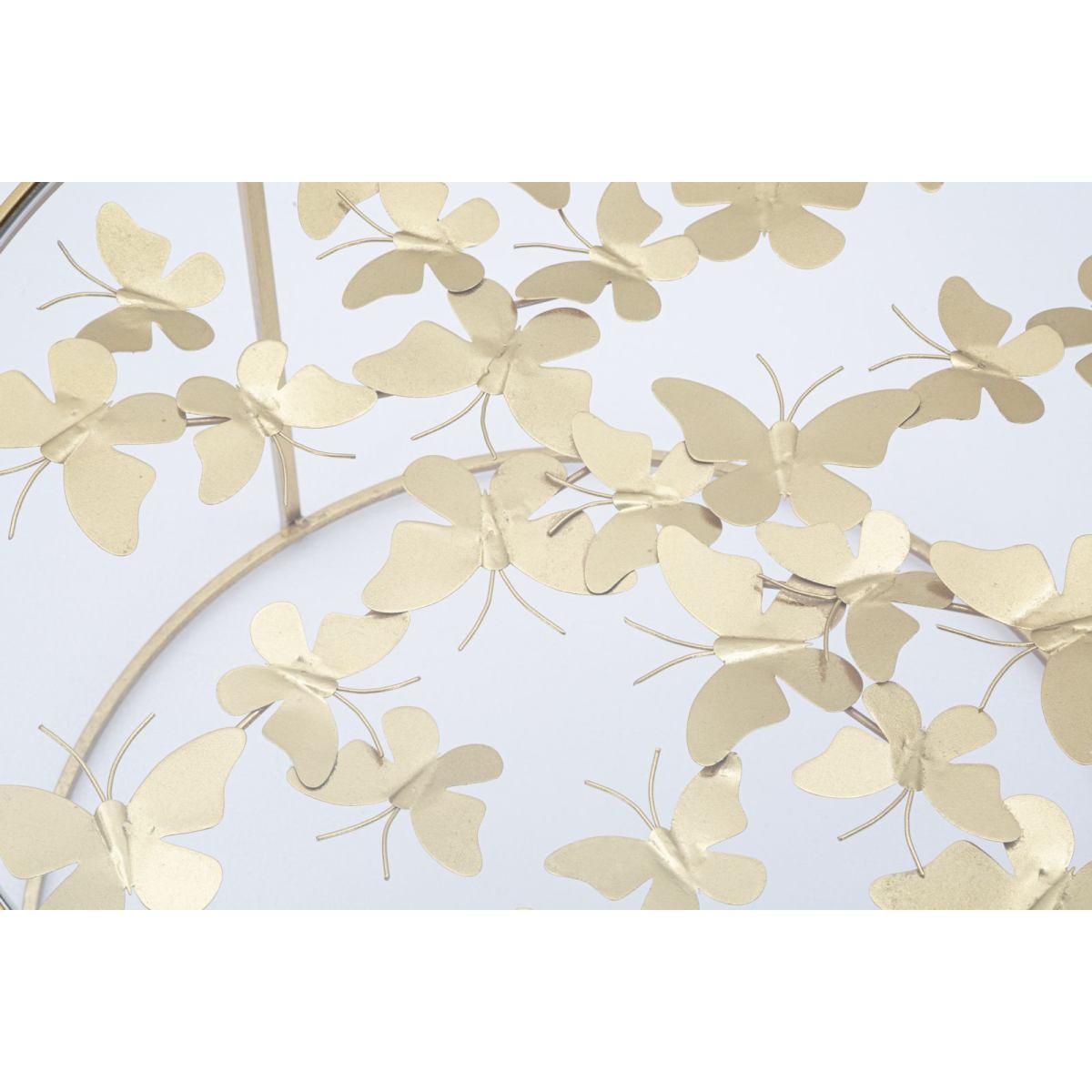 Tavolo da caffe' butterflies cm Ø 60x40,5