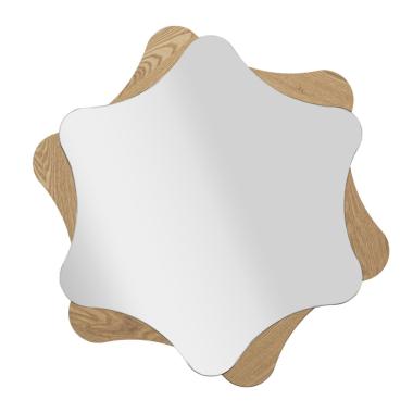 Specchio da muro star cm Ø 80x1 (misura specchio cm 65x74)