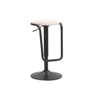 Sgabello bar destiny bianco cm Ø 41x61-83