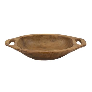 S/tasche wan in teak riciclato cm 37x26,5x7 (pezzi unici - non rip. in serie)