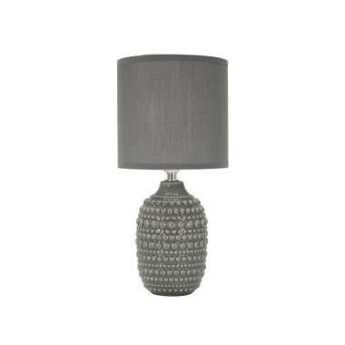 Lampada da comodino points grigia cm Ø 15x30,5 min 2