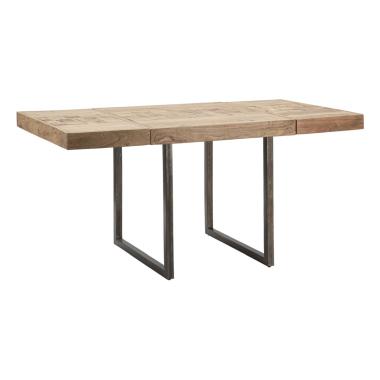 Tavolo da pranzo mumbai quad. all. cm 80x80x77-lung. t. 160 ( acacia nilotica)