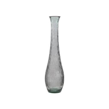 Vaso jarron arabe vetro riciclato fumo cm Ø 25x99 (made in spain)