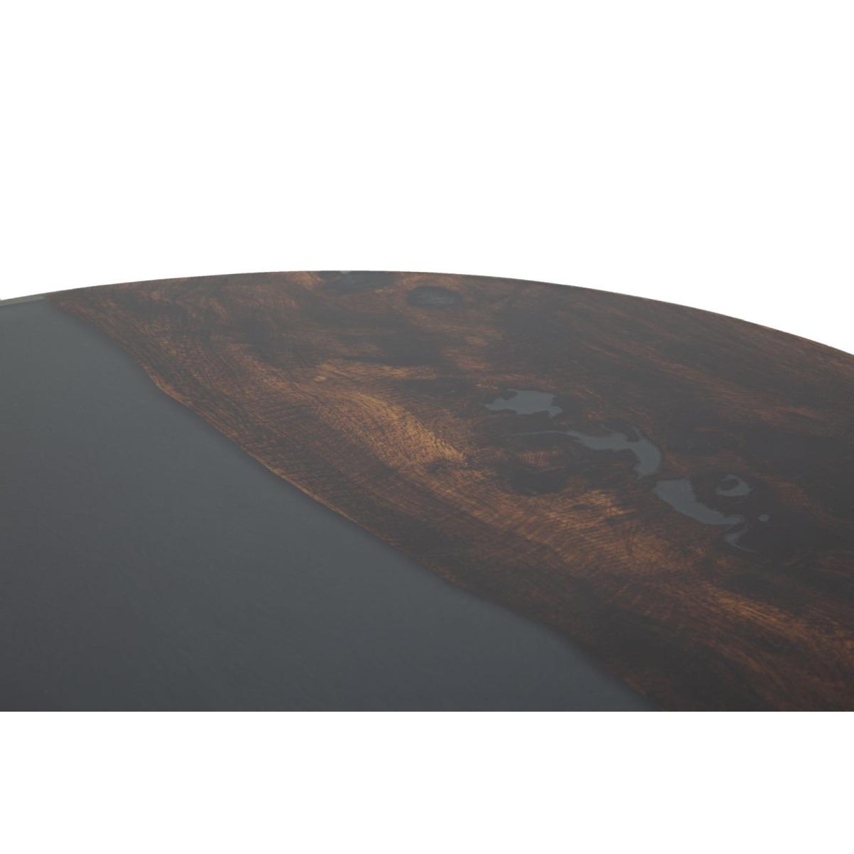 Tavolo da caffe' mustang rot. cm Ø 50x45 (legno di acacia nilotica)