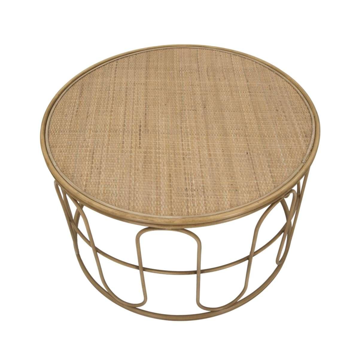 Tavolo da caffe' samui cm Ø 80x50