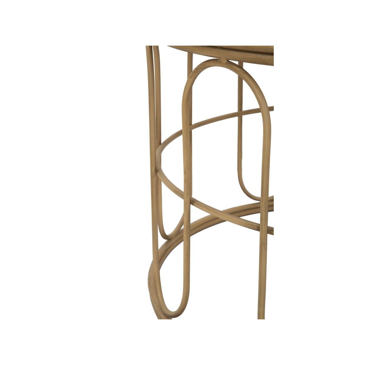 Tavolo da caffe' samui cm Ø 80x50