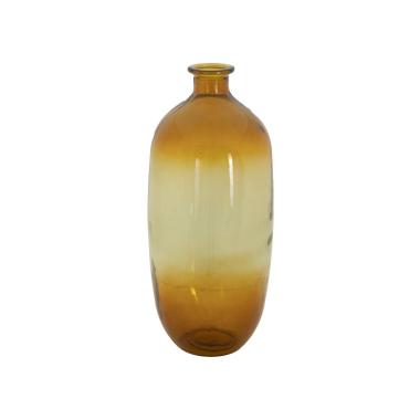 Vaso botella napoles vetro riciclato orange cm Ø 19x45 (made in spain)