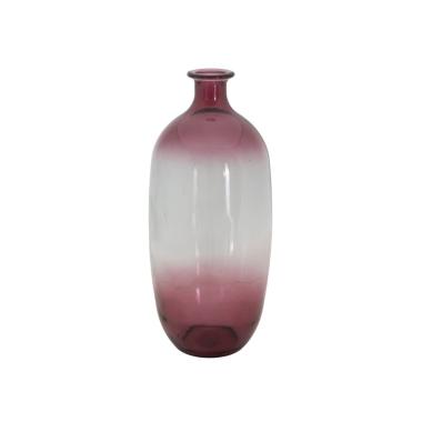 Vaso botella napoles vetro riciclato red cm Ø 16x38 (made in spain)