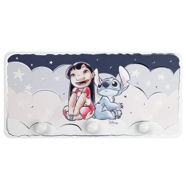 Appendino in legno Lilo & Stitch Disney 37x18 cm Valenti
