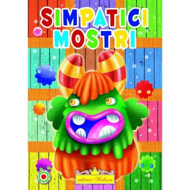 Libro da colorare simpatici mostri serie colora