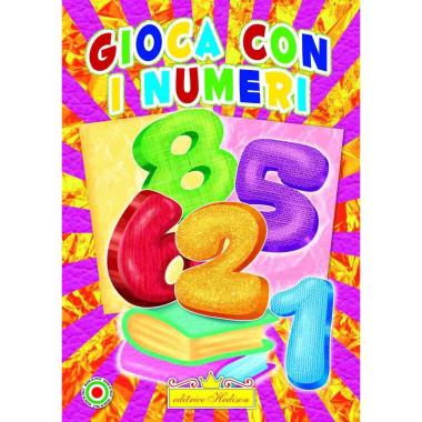 Libro da colorare gioca con i numeri