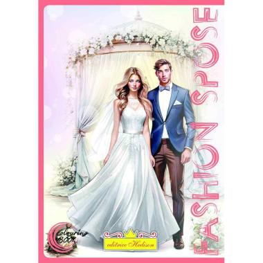 Libro da colorare fashion spose