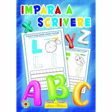 Libro da colorare impara a scrivere