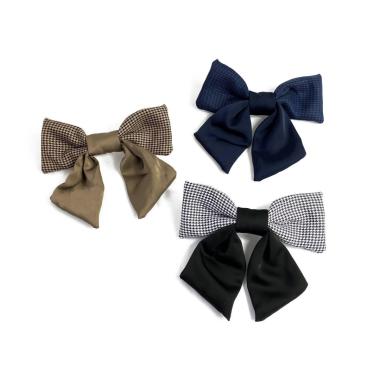 Matik fiocco raso pie de poule tinta unita Le Kikke