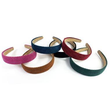 Cerchietto donna Candies velluto a costine Le Kikke