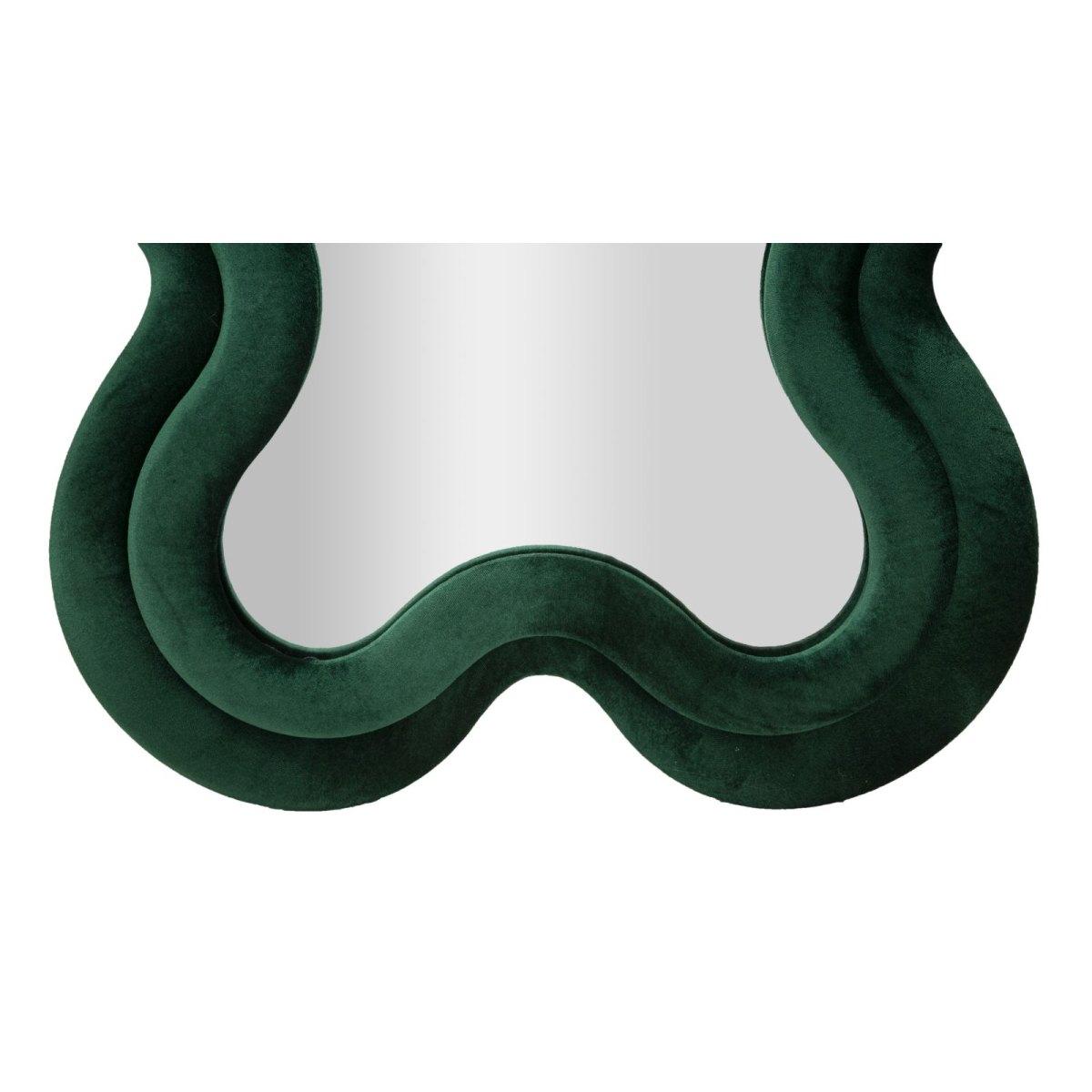 Specchio da muro monica verde cm 58x4x160  (misura specchio cm 39x124)