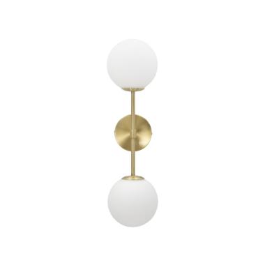 Lampada da muro glamy doppia cm 15x21x55