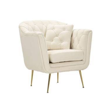 Poltrona budapest crema c/cuscino cm 88x83x91