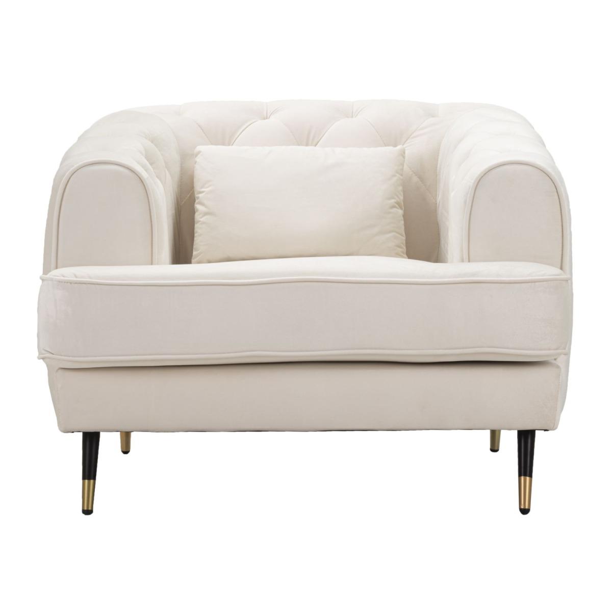 Poltrona praga crema cm 93x86x71