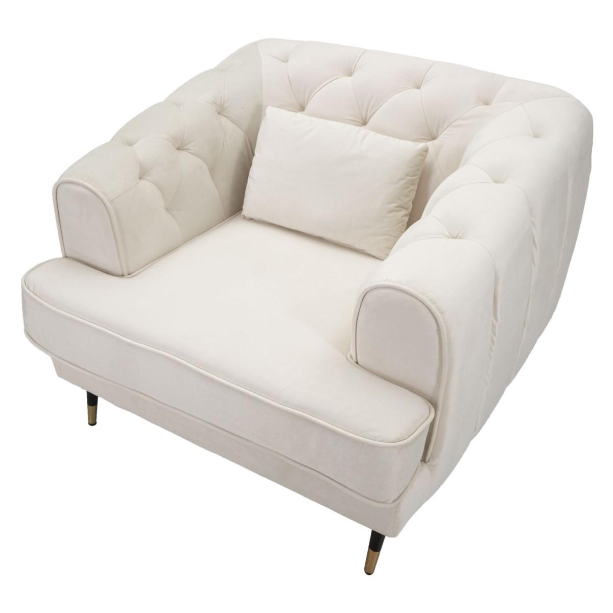 Poltrona praga crema cm 93x86x71