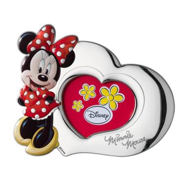 Cornice portafoto sagomata cuore Minnie Mouse 10x15 cm Valenti