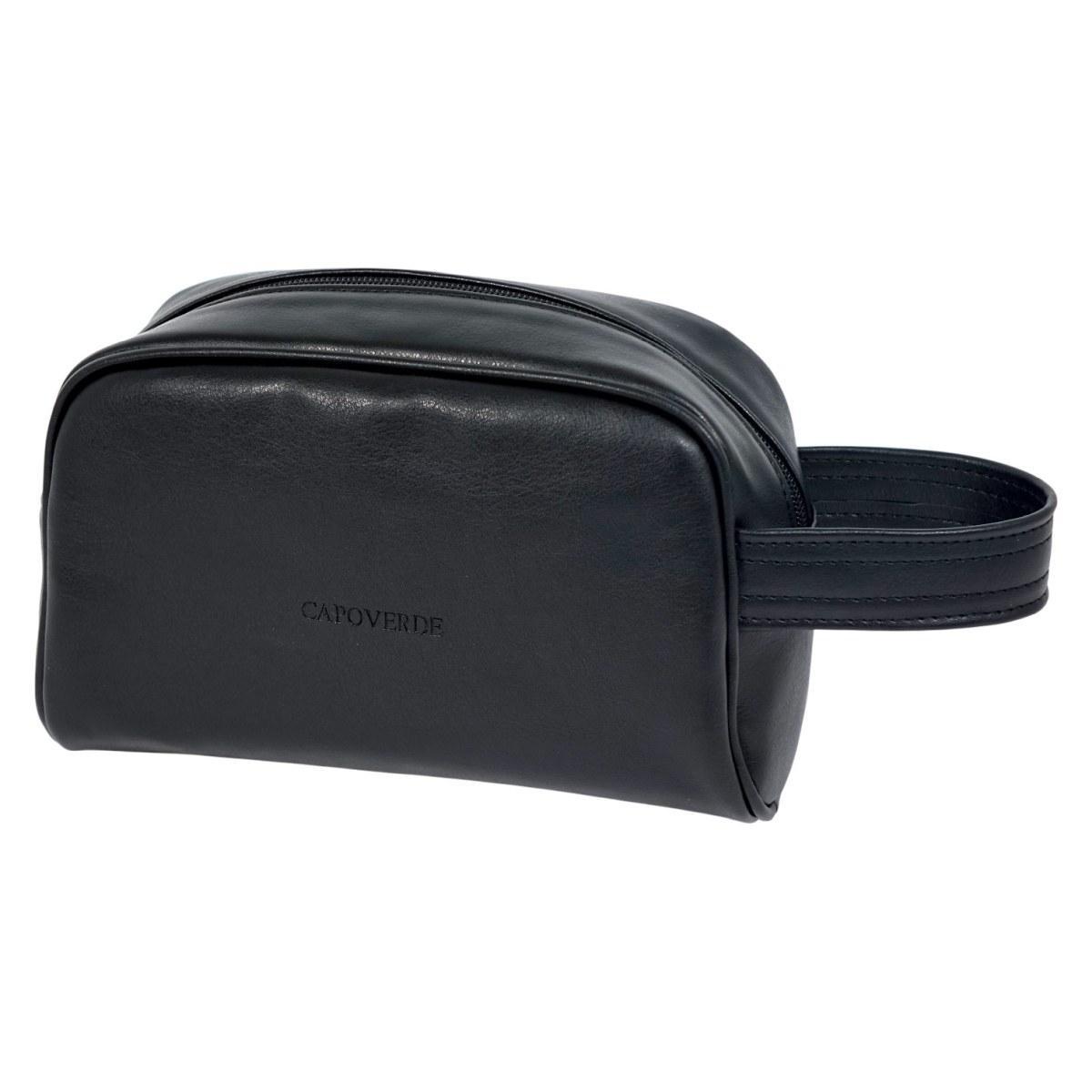 Pochette uomo in ecopelle con manico Capoverde Made in Italy