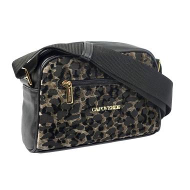 Tracolla donna in tessuto maculato cangiante Capoverde Made in Italy