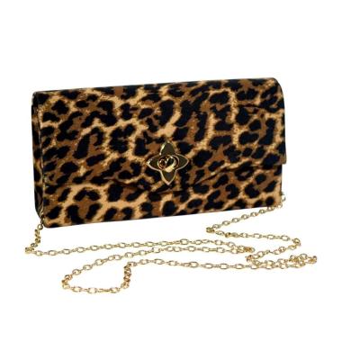 Borsa cerimonia donna stampa animalier Jane Le Kikke