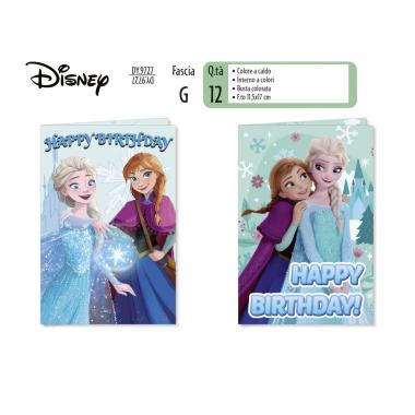 Biglietto auguri frozen