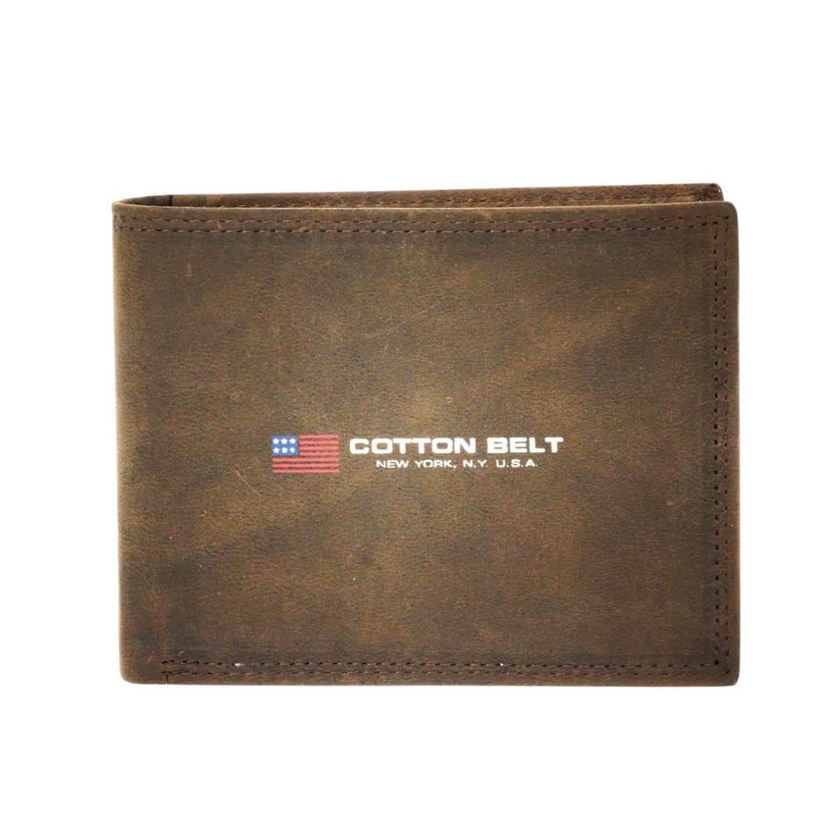 Portafoglio uomo in pelle Cotton Belt