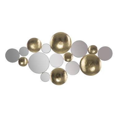 Pannello gold mirror glam cm 118x2,5x60