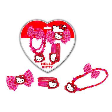 Set accessori per capelli e collana bimba Hello Kitty