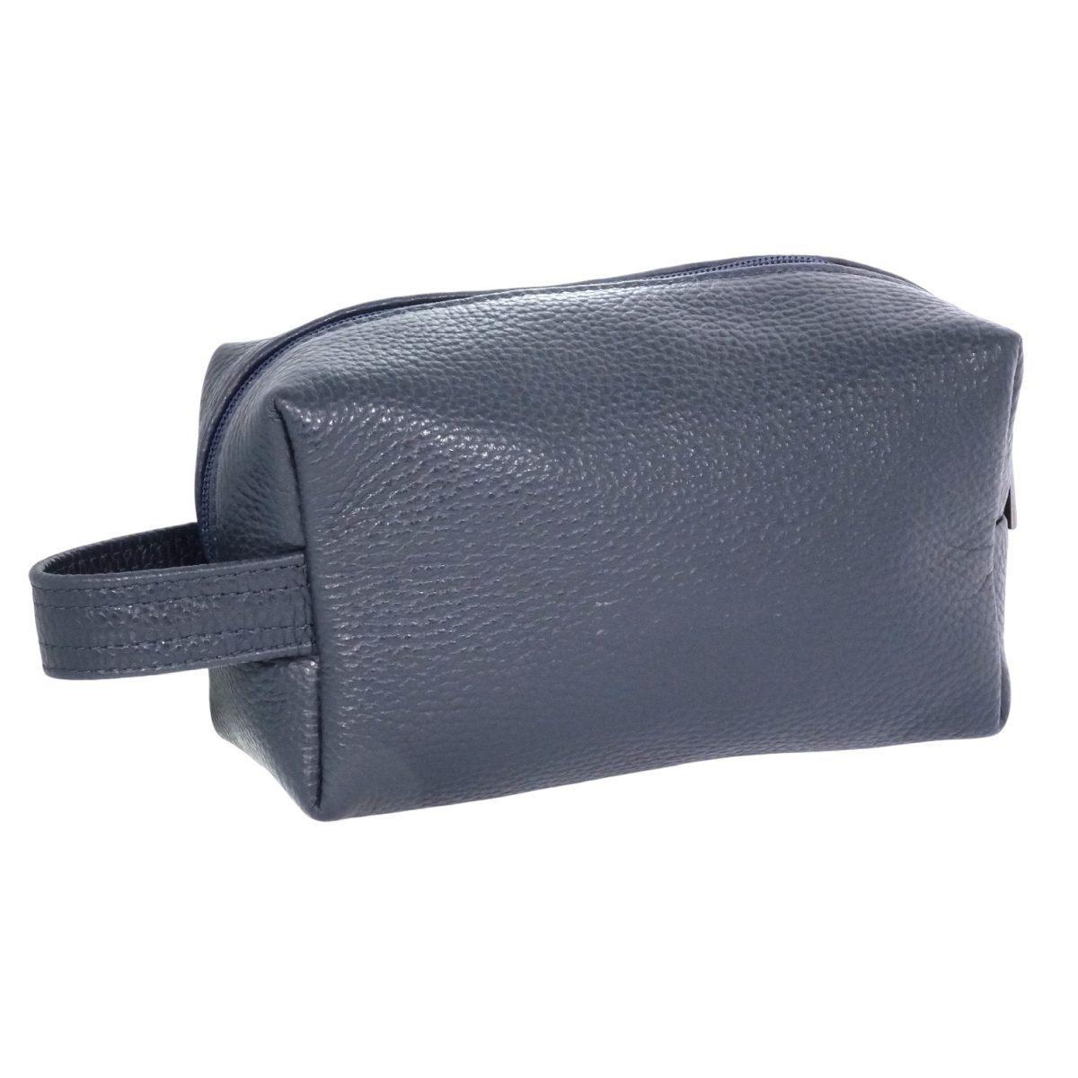 Pochette uomo con manico in vera pelle Capoverde Made in Italy