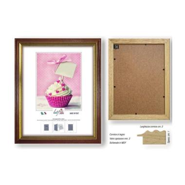 Cornice portafoto brun 21x29,7 cm formato A4 Lupia