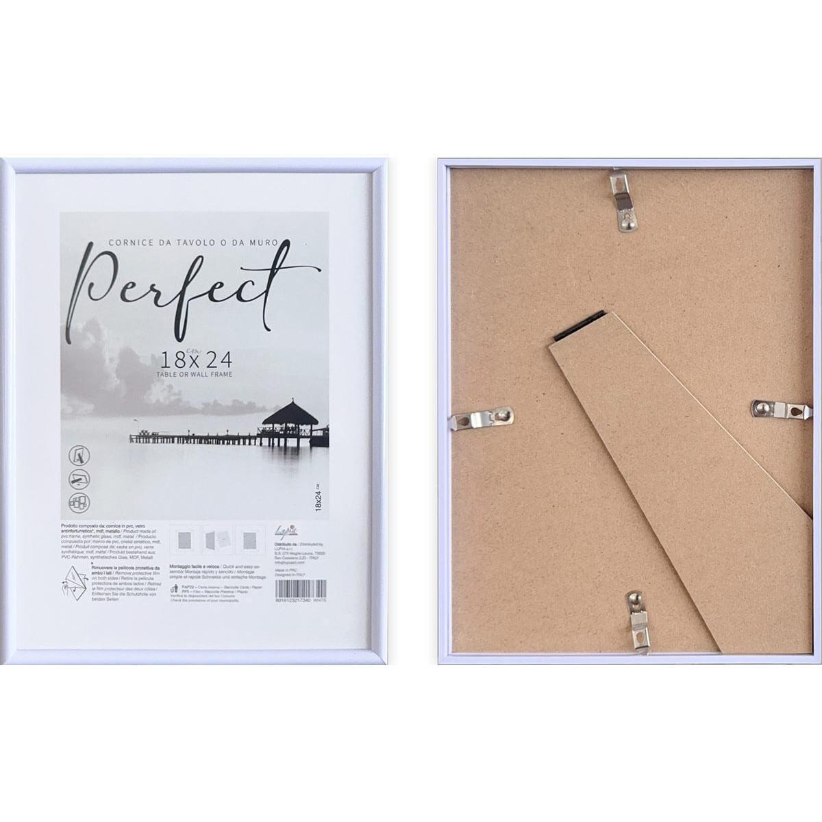 Cornice portafoto Perfect in crilex 13x18 cm bianco Lupia