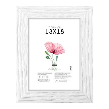 Cornice portafoto Shabby Chic 13x18 cm bianco Lupia