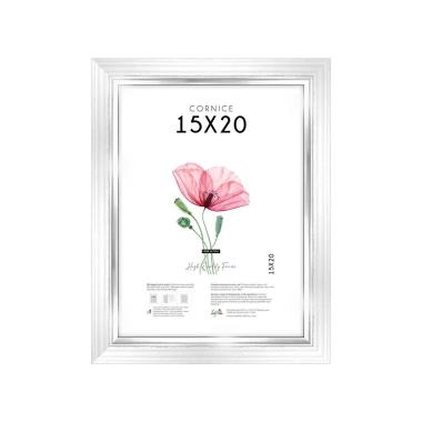 Cornice portafoto White Silver 15x20 cm Lupia
