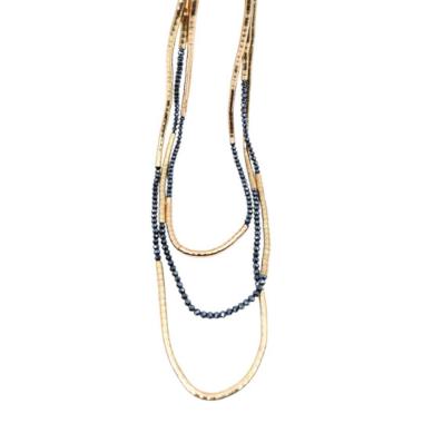 Collana donna lunga a più fili C63