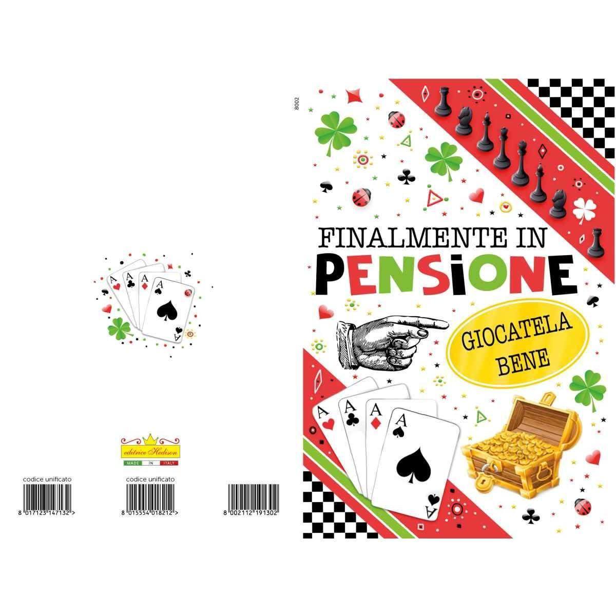 Biglietto auguri per la pensione 2 soggetti