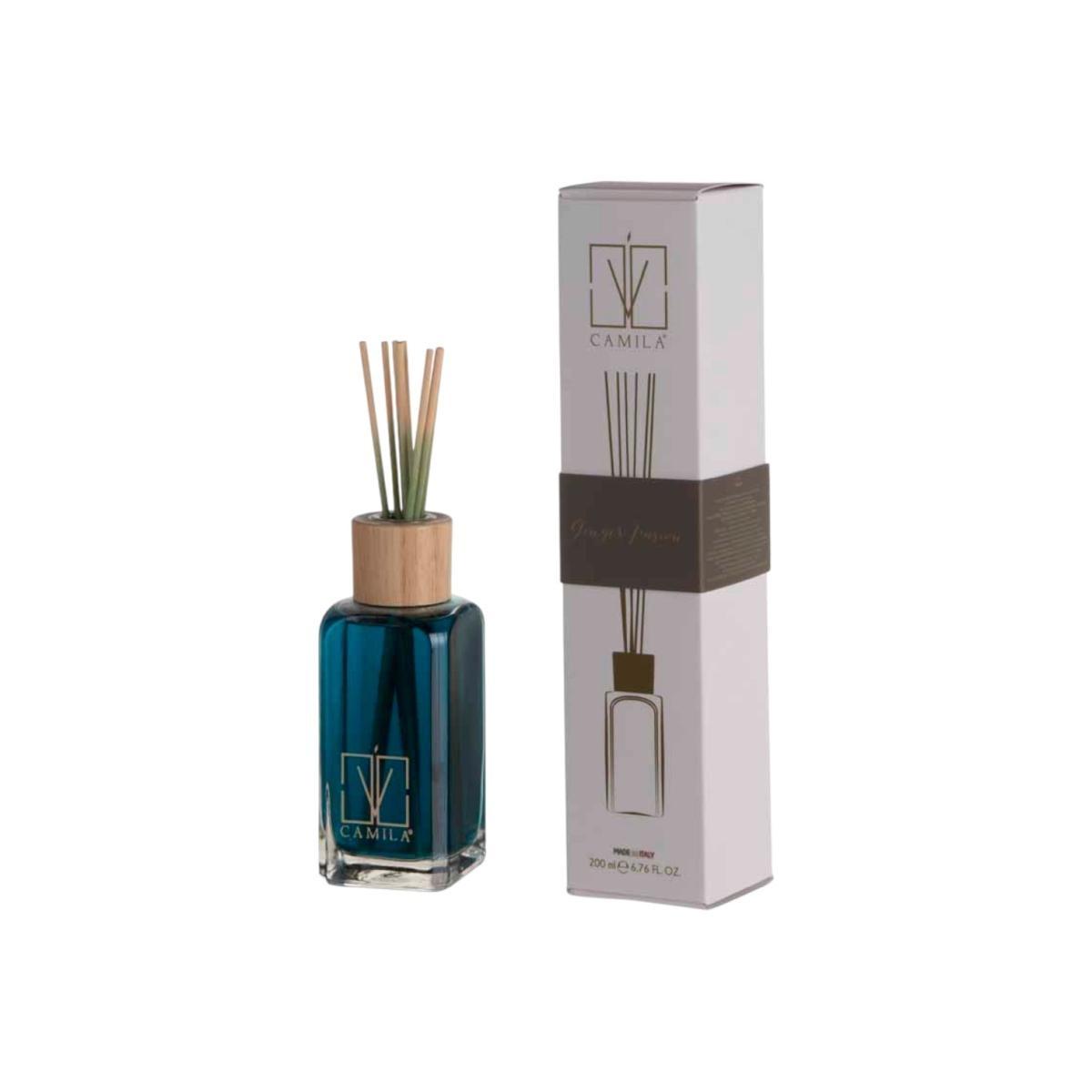 Diffusore 100 ml trasparente blu ginger fusion Camila