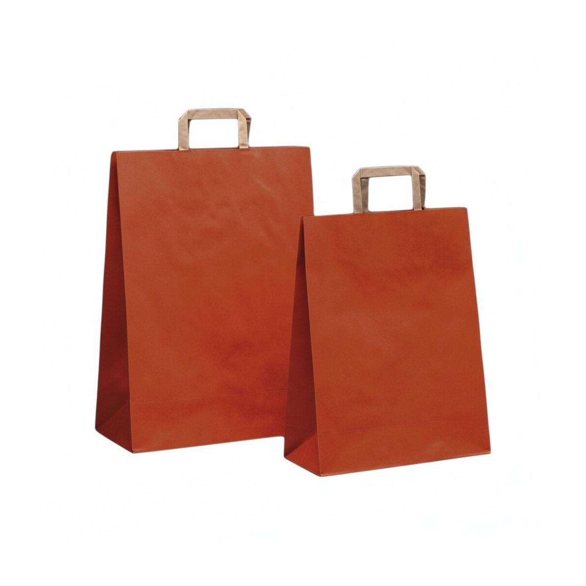 Shopper carta sealing colore rosso h49 x l45 x p 15