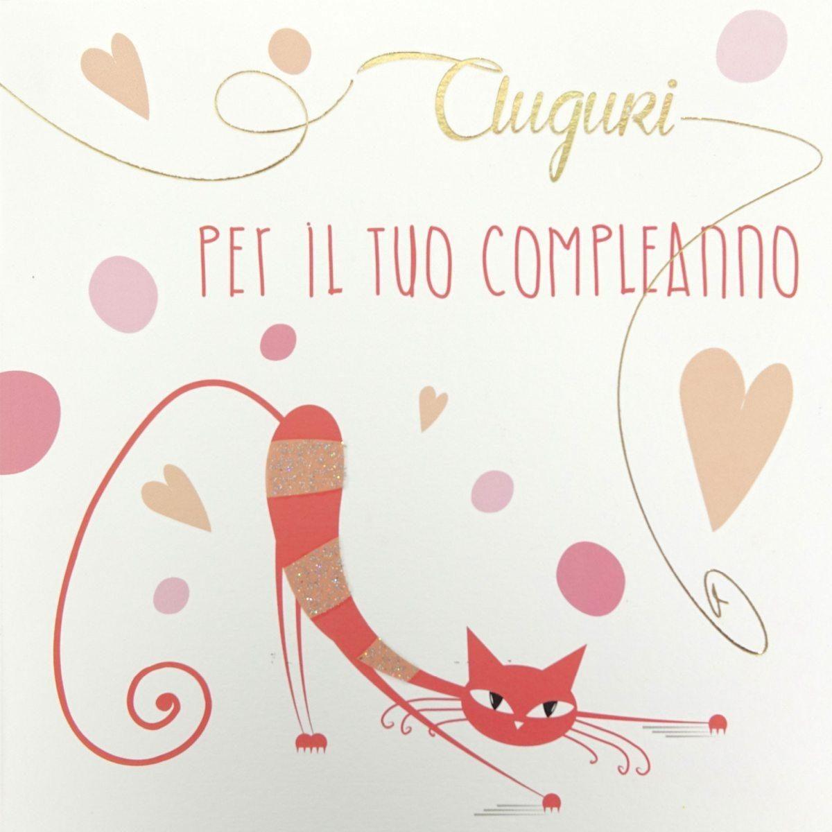 Biglietto auguri compleanno 16x16 cm