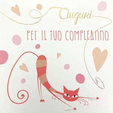 Biglietto auguri compleanno 16x16 cm