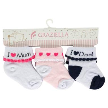 Tris calzini bimba Graziella