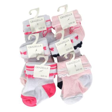 Box 6 paia calzini bimba Graziella