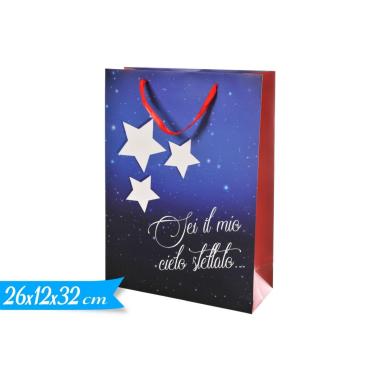 Shopper tema san valentino 26x32x12 cm